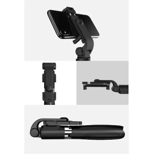 Selfie Stick / Trepied / suport de telefon - 3 in 1 lungime maxima 70 cm - Img 2