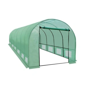 Sera tip tunel 8x3x2 m, cadru metalic, 10 ferestre - Img 4