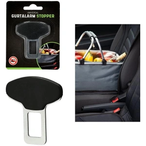 Set 2 adaptoare metalice pentru slot centura auto utilizare temporara negru - Img 4