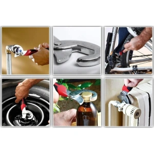 Set 2 chei universale cu carlig, metalice, reglaj 9-32 mm, lungimi 21 cm si 27 cm - Img 8