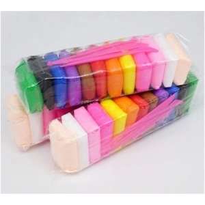 Set 24 pungi de plastilina cu accesorii de modelare - Multicolor - Img 5