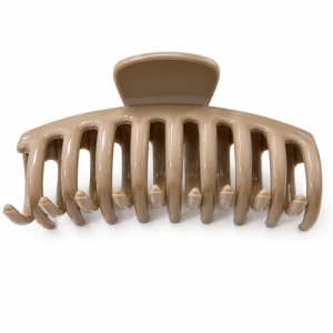 Set 3 clesti par, culori variate 10.9 x 4.5 cm, alese aleatoriu, accesorii late din plastic rigid cu arc metalic, pentru coc, par lung, gros si des - Img 8