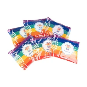 Set 6 pachete de pudra colorata,100 gr,pentru copii,non toxica,cantitate pachet 600 gr - Multicolor - Img 1