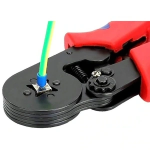 Set cleste pentru sertizare, patru falci, 500 buc terminale conductori cu auto-reglare, 0.25 - 10 mm2 - Img 5