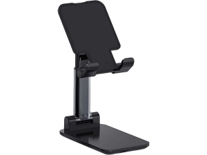Suport pliabil universal pentru telefoane si tablete de pana la 10 inch - Negru - Img 8