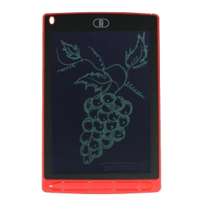 Tableta grafica de desenat pentru copii de 8.5 inch diagonala, cu buton de stergere si creion - Rosu - Img 7