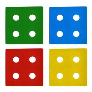 Trenulet de jucarie din lemn, 30 cm, multicolor - cu forme geometrice, puzzle arcade, locomotiva + 2 vagoane, blocuri detasabile, pentru copii 3+ - Img 9