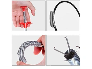 Unealta flexibila pentru recuperare piese metalice, gheare retractabile cu arc, maner aderent, 56 cm - Img 2