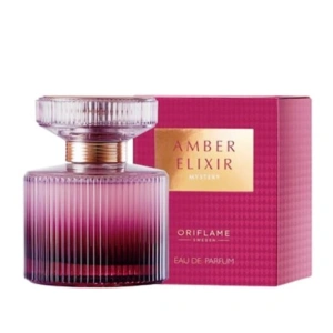 Apa de parfum Oriflame Amber Elixir Mystery pentru femei 50 ml, aroma orientala senzuala cu crin rosu si chihlimbar