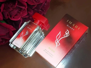 Apa de toaleta Avon Imari Queen pentru femei, 50 ml, floral-fructata-cypre, cu note de mure, trandafir regal si mosc de anason - Img 4