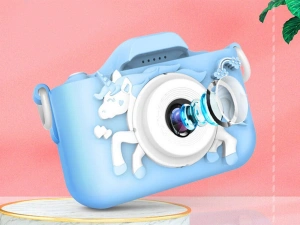 Aparat foto pentru copii,rezolutie 1080P HD,ecran 2 inch,12 MP, unicorn - Albastru - Img 12