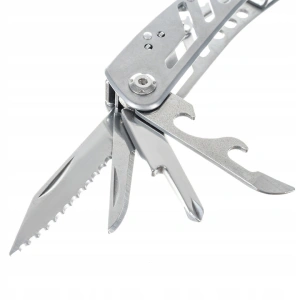 Briceag metalic multifunctional 13 in 1, otel inoxidabil, cu 11 biti si husa de depozitare, pentru camping, pescuit si drumetii - Img 9