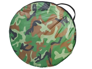 Cort camping pentru 4 persoane, 200 x 200 x 130 cm, cu husa, impermeabil, model camuflaj - Img 6