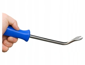 Extractor clipsuri auto 19 cm, levier profesional pentru demontare tapiterie, panouri si ornamente, varf metalic in U, maner ergonomic - Img 3