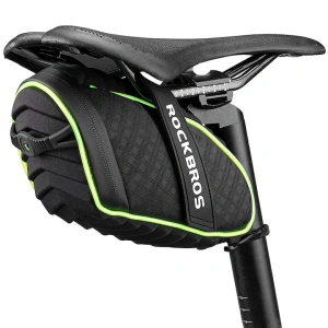 Geanta pentru bicicleta, montare sub sa, 21 x 9.5 x 9.5 cm, 3 moduri de lumina, husa impermeabila inclusa - Img 2
