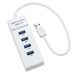 Hub USB 3.0 cu 4 porturi, Hi-Speed, alb - solutia compacta pentru conectivitate extinsa si transfer rapid de date - Img 10