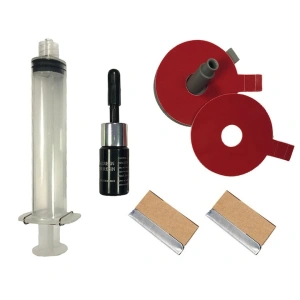 Kit de reparatii pentru parbriz auto, 14 piese, pentru indepartarea aschiilor si zgarieturilor minore, protectie impotriva fisurilor ulterioare - Img 6