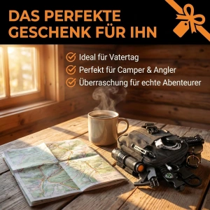 Kit supravietuire multifunctional 14 in 1 pentru camping si outdoor, cu lanterna, cutit pliabil, busola, bratara paracord si accesorii tactice - Img 6