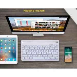 Mini Tastatura Wireless CK-03 Universala pentru Telefon, Tableta, Pc sau Tv, Suport Integrat - Img 5