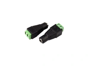 Mufa alimentare CCTV tip mama 2.1/5.5 mm cu prindere surub, adaptor pentru alimentare camere supraveghere compatibil cablu alimentare sau UTP, 1 buc - Img 2