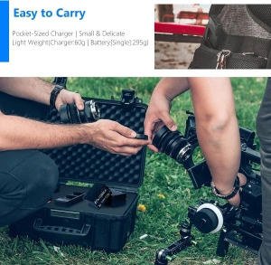 Pachet RBG1200 Lampa Video LED RGB 60W 2500K-8500K cu 2 baterii NP-F970, incarcator rapid dual si mini trepied inclus - Img 10