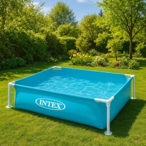 Piscina rectangulara, 122 x 122 x 30 cm, cadru metalic, capacitate 342 l - Img 6