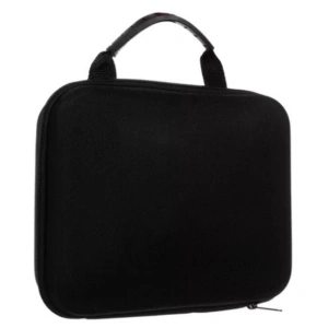 Pistol de masaj negru 23 x 19 x 6 cm, 35 W, 8 capete interschimbabile, 6 trepte de intensitate, acumulator Li-Ion 2000 mAh, valiza transport - Img 3