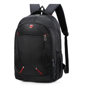 Rucsac barbati laptop impermeabil, antifurt, compartiment mare, material Oxford poliester nylon, ergonomic, scoala business calatorii, negru