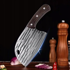 Satar de bucatarie, otel inoxidabil/lemn, maner ergonomic, 25 cm - Img 9