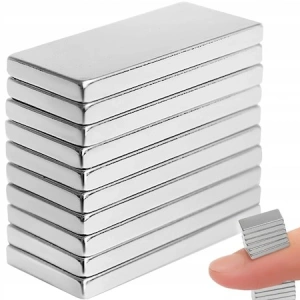 Set 10 magneti Neodim universali, diverse activitati, 10x5x1,5 mm - Patrat - Img 2