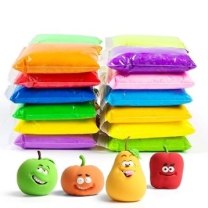 Set 24 pungi de plastilina cu accesorii de modelare - Multicolor - Img 2