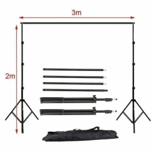 Set studio 4 Trepiezi 2 Softbox cu Becuri Spiralate 150W 5500K, 2 Umbrele cu Becuri 80W, Suport Fundal Negru si 2 Genti Transport - Img 7