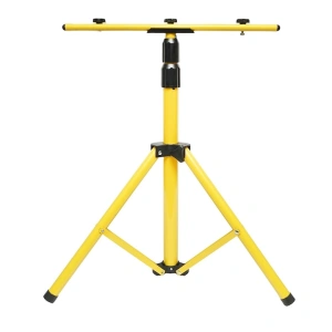 Stativ trepied metalic pentru proiector dublu, suport reglabil 62-155 cm, structura stabila pentru iluminat, lucrari tehnice si utilizare profesionala - Img 5