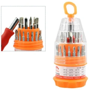 Trusa surubelnite de precizie 31 in 1, set biti interschimbabili, pentru reparatii electronice, maner magnetic, otel durabil - Img 7