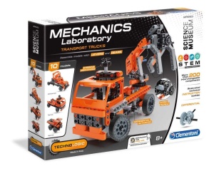 Clementoni, Mechanics Laboratory, Transport Trucks, Construction Set, For Boys, 8+ years