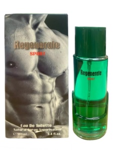 Fine Perfumery, Regenerate Sport Green, Apă de toaletă, For Men, 100 ml