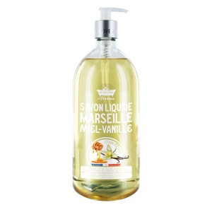 Les Petites Bains de Provence, Marseille, Vanilla, Liquid Soap, For Hands & Body, 1000 ml