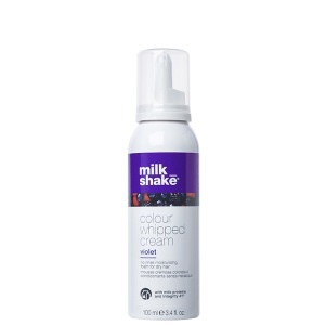 Milk Shake, Colour Whipped Cream, Organic Fruit Extracts, Hair Colour Leave-In Mousse, Violet, 100 ml