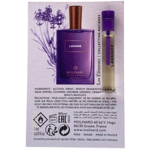 Molinard, Les Elements - Lavande, Apă de parfum, For Women, 1 ml *Vial