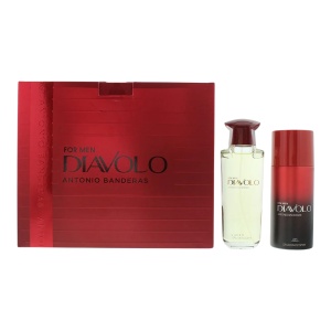 Set Antonio Banderas: Diavolo, Apă de toaletă, For Men, 100 ml + Diavolo, 24h Protection, Deodorant Spray, For Men, 150 ml