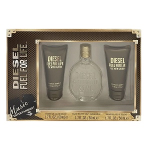 Set Diesel: Fuel for Life, Shower Gel, All Skin Types, 2 pcs, 50 ml + Fuel for Life, Apă de parfum, For Women, 50 ml
