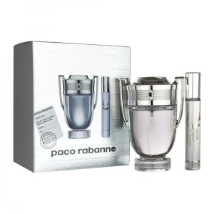 Set Paco Rabanne: Invictus, Apă de toaletă, For Men, 100 ml + Invictus, Apă de toaletă, For Men, 10 ml