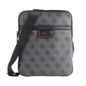 Guess, Vezzola, Textile Crossbody Bag, Black, HMVEZLP1123, 19 x 24 x 2cm, For Women