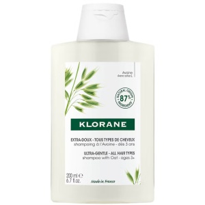 Klorane, Oat Milk, Șampon, Gentle Cleansing, 200 ml