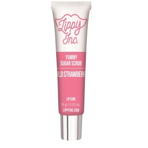 Lippy Inc., Yummy Sugar, Lip Scrub, Strawberry, 15 g