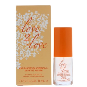 Love 2 Love, Orange Blossom + White Musk, Apă de toaletă, For Women, 11 ml