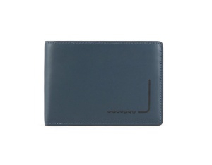 Piquadro, Collezione , Leather Wallet, Key holder, PU257PQJR, Blue, For Men