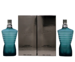 Set Duo, Jean Paul Gaultier, Le Male, Apă de toaletă, For Men, 40 ml