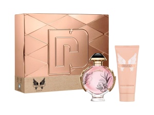 Set Paco Rabanne: Olympea Blossom, Apă de parfum, For Women, 80 ml + Olympea Blossom, Hydrating, Body Lotion, 100 ml