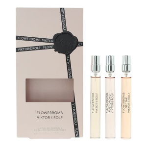 Set Viktor & Rolf: Flowerbomb Ruby Orchid, Apă de parfum, For Women, 10 ml + Flowerbomb Nectar, Apă de parfum, For Women, 10 ml + Flowerbomb, Apă de parfum, For Women, 10 ml
